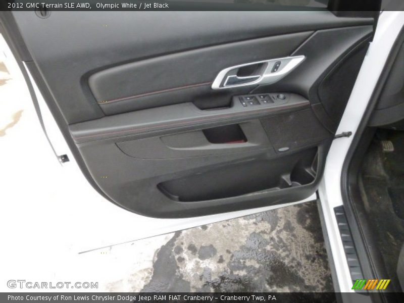 Olympic White / Jet Black 2012 GMC Terrain SLE AWD