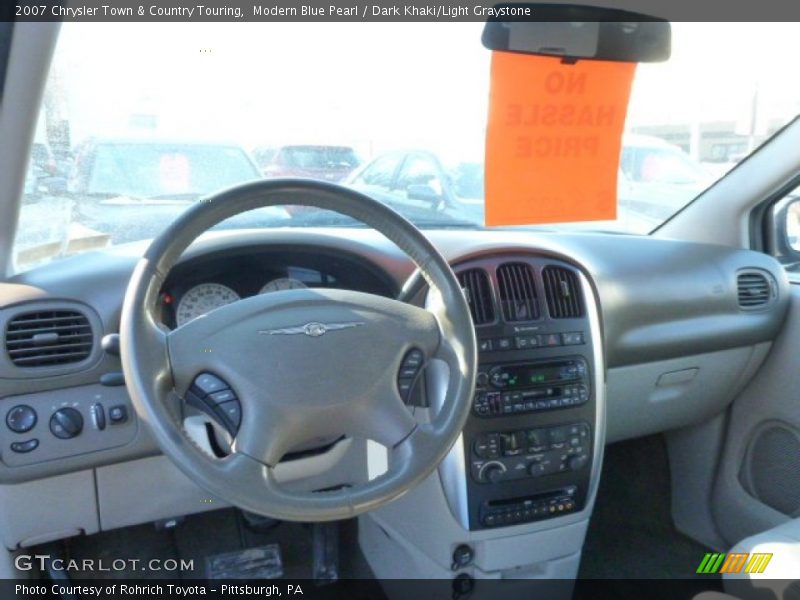 Modern Blue Pearl / Dark Khaki/Light Graystone 2007 Chrysler Town & Country Touring