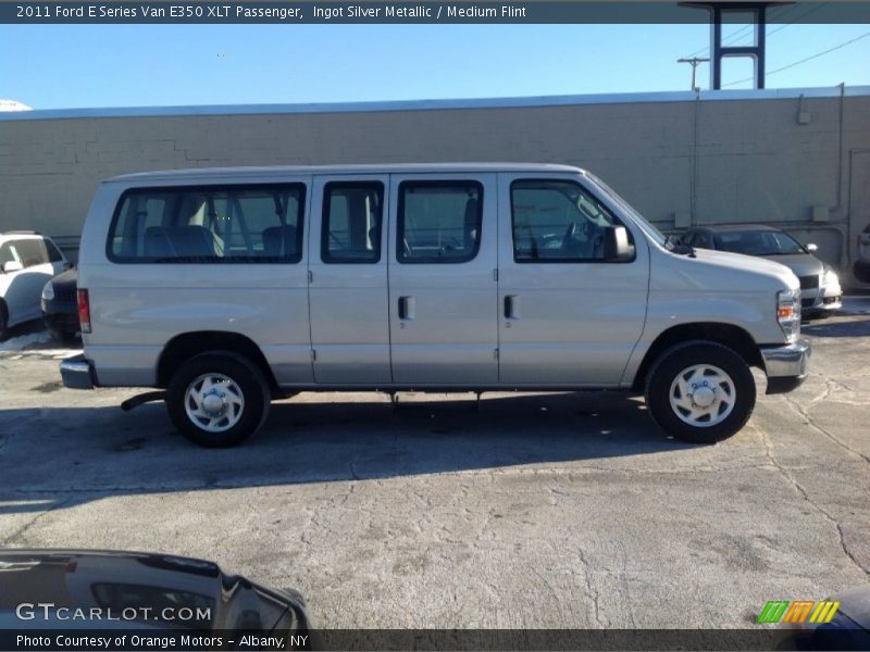 Ingot Silver Metallic / Medium Flint 2011 Ford E Series Van E350 XLT Passenger