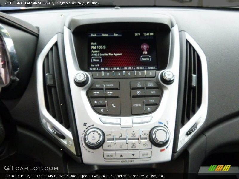 Olympic White / Jet Black 2012 GMC Terrain SLE AWD