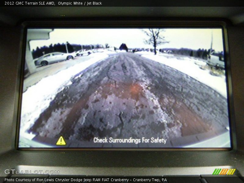 Olympic White / Jet Black 2012 GMC Terrain SLE AWD