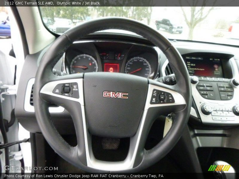 Olympic White / Jet Black 2012 GMC Terrain SLE AWD