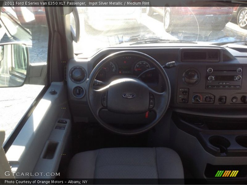 Ingot Silver Metallic / Medium Flint 2011 Ford E Series Van E350 XLT Passenger