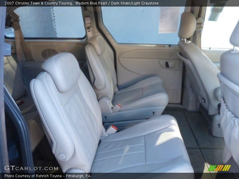 Modern Blue Pearl / Dark Khaki/Light Graystone 2007 Chrysler Town & Country Touring