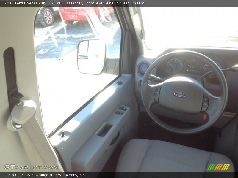 Ingot Silver Metallic / Medium Flint 2011 Ford E Series Van E350 XLT Passenger