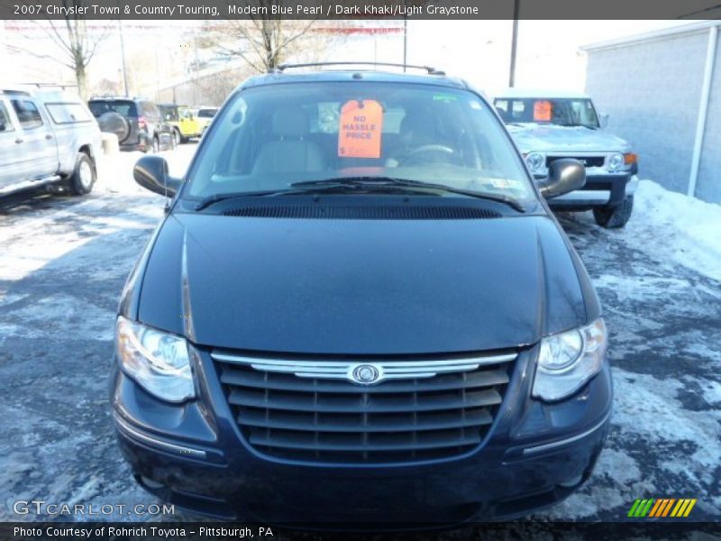Modern Blue Pearl / Dark Khaki/Light Graystone 2007 Chrysler Town & Country Touring