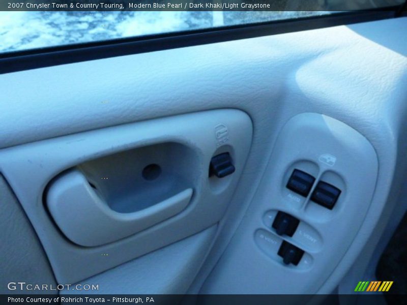 Modern Blue Pearl / Dark Khaki/Light Graystone 2007 Chrysler Town & Country Touring