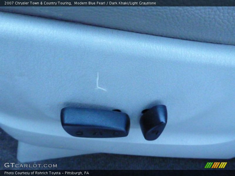Modern Blue Pearl / Dark Khaki/Light Graystone 2007 Chrysler Town & Country Touring