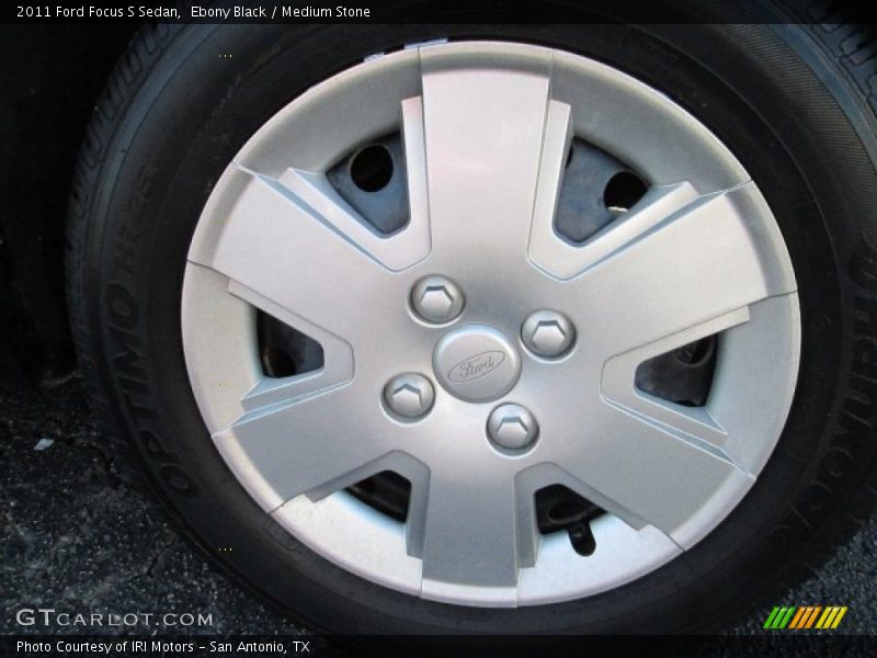 Ebony Black / Medium Stone 2011 Ford Focus S Sedan