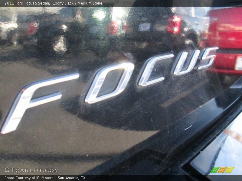 Ebony Black / Medium Stone 2011 Ford Focus S Sedan