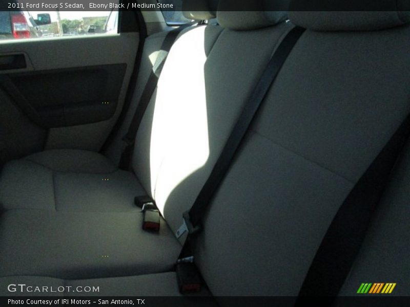 Ebony Black / Medium Stone 2011 Ford Focus S Sedan