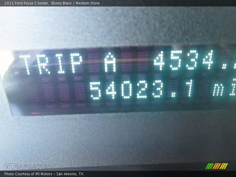 Ebony Black / Medium Stone 2011 Ford Focus S Sedan