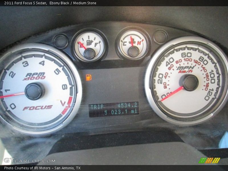 Ebony Black / Medium Stone 2011 Ford Focus S Sedan