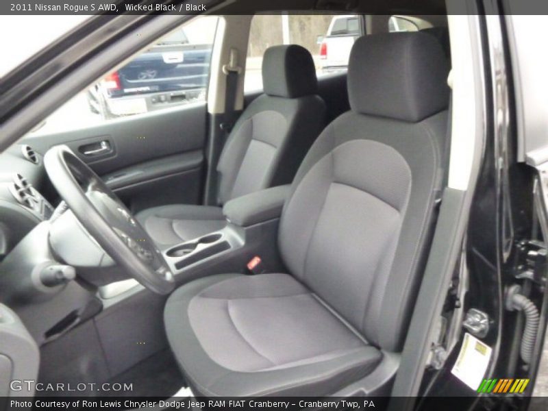 Wicked Black / Black 2011 Nissan Rogue S AWD