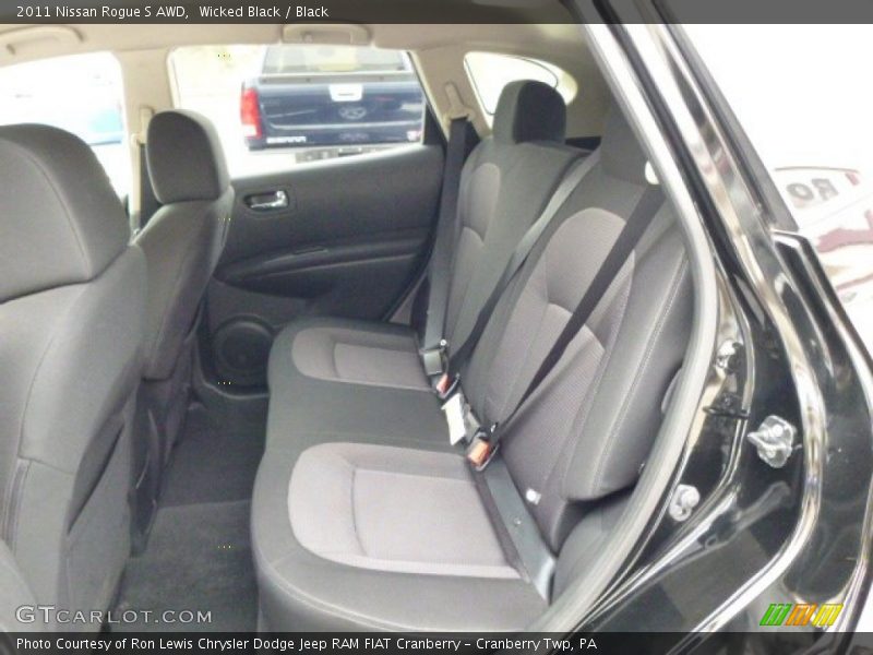 Wicked Black / Black 2011 Nissan Rogue S AWD
