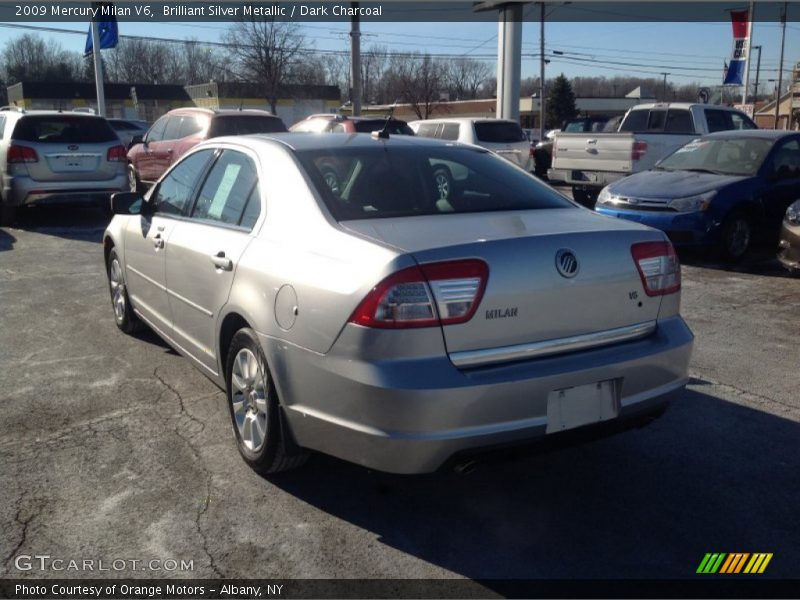 Brilliant Silver Metallic / Dark Charcoal 2009 Mercury Milan V6