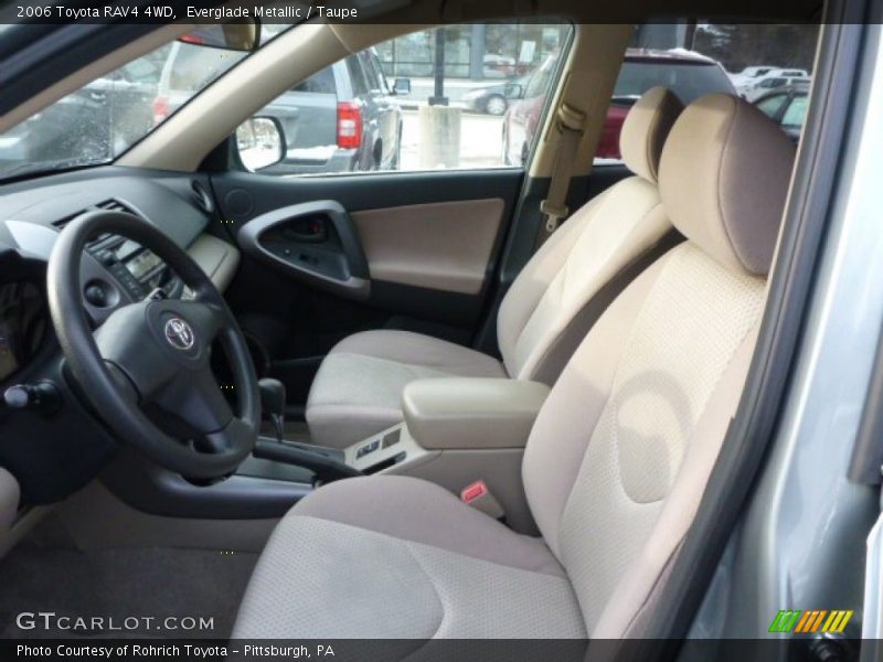 Front Seat of 2006 RAV4 4WD