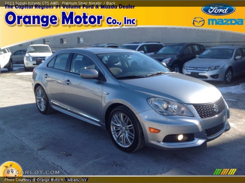 Platinum Silver Metallic / Black 2011 Suzuki Kizashi GTS AWD