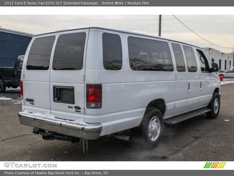 Oxford White / Medium Flint 2013 Ford E Series Van E350 XLT Extended Passenger