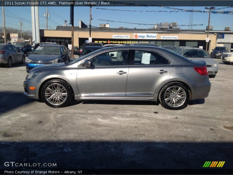 Platinum Silver Metallic / Black 2011 Suzuki Kizashi GTS AWD