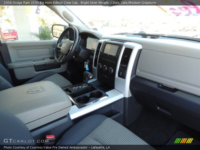 Bright Silver Metallic / Dark Slate/Medium Graystone 2009 Dodge Ram 1500 Big Horn Edition Crew Cab