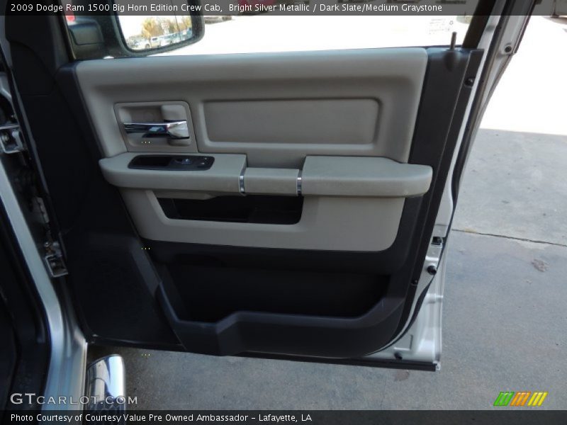 Bright Silver Metallic / Dark Slate/Medium Graystone 2009 Dodge Ram 1500 Big Horn Edition Crew Cab