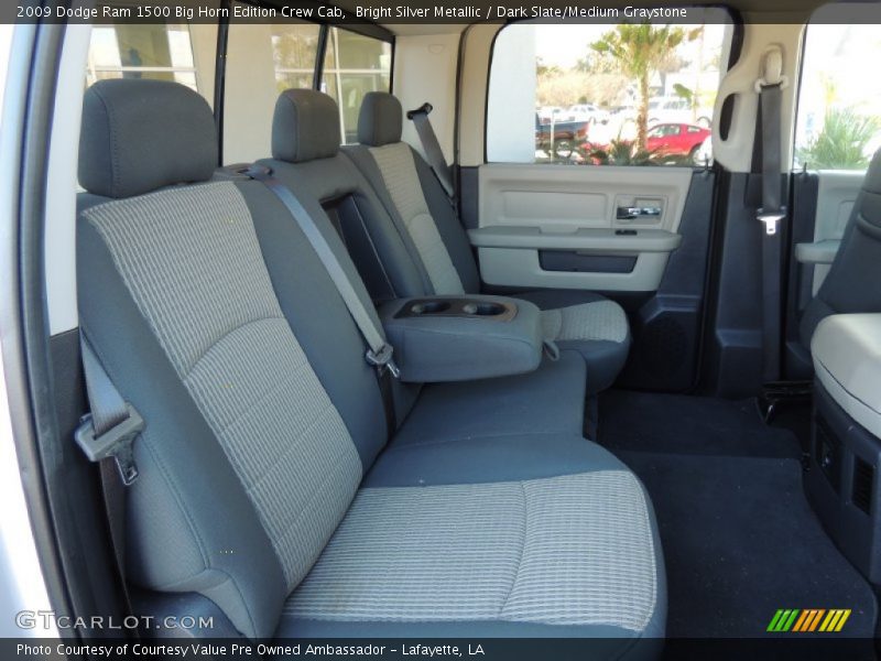 Bright Silver Metallic / Dark Slate/Medium Graystone 2009 Dodge Ram 1500 Big Horn Edition Crew Cab