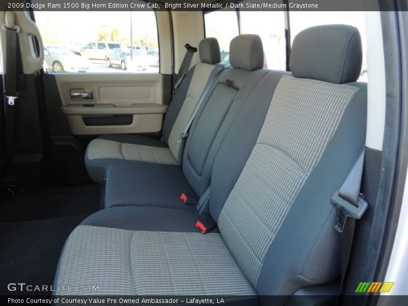 Bright Silver Metallic / Dark Slate/Medium Graystone 2009 Dodge Ram 1500 Big Horn Edition Crew Cab