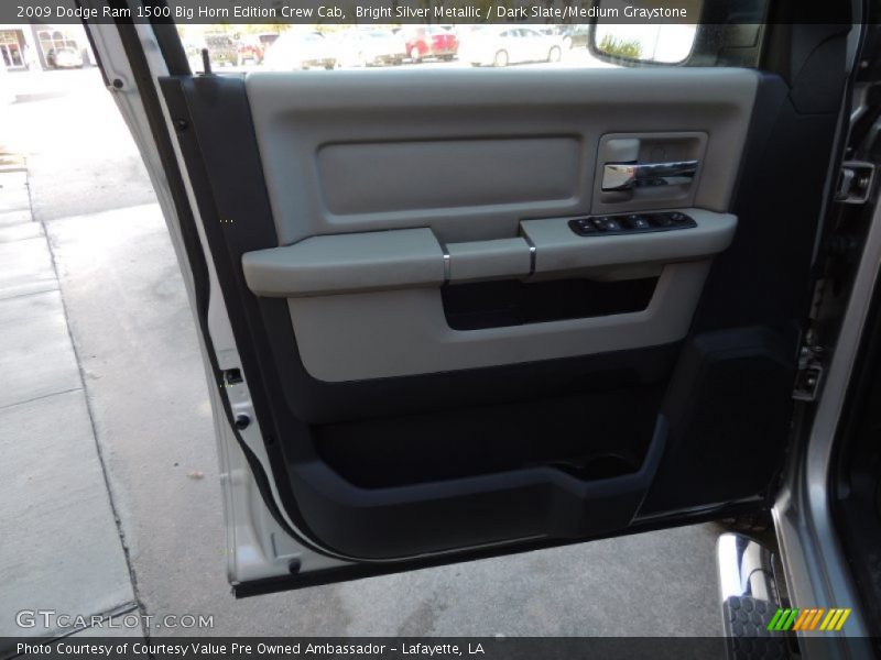 Bright Silver Metallic / Dark Slate/Medium Graystone 2009 Dodge Ram 1500 Big Horn Edition Crew Cab