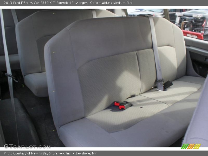 Oxford White / Medium Flint 2013 Ford E Series Van E350 XLT Extended Passenger