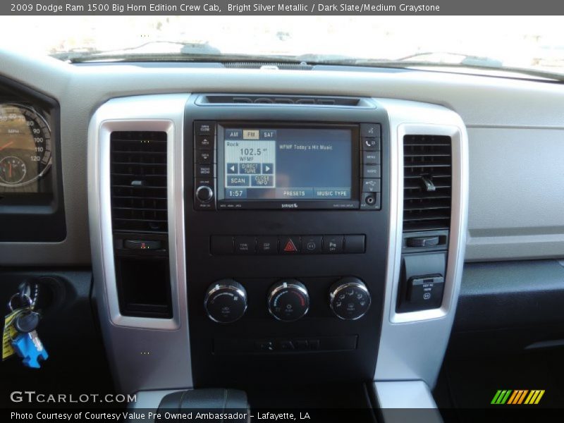 Bright Silver Metallic / Dark Slate/Medium Graystone 2009 Dodge Ram 1500 Big Horn Edition Crew Cab