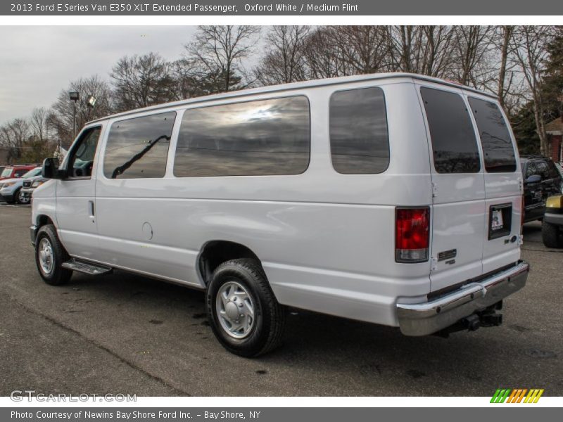 Oxford White / Medium Flint 2013 Ford E Series Van E350 XLT Extended Passenger
