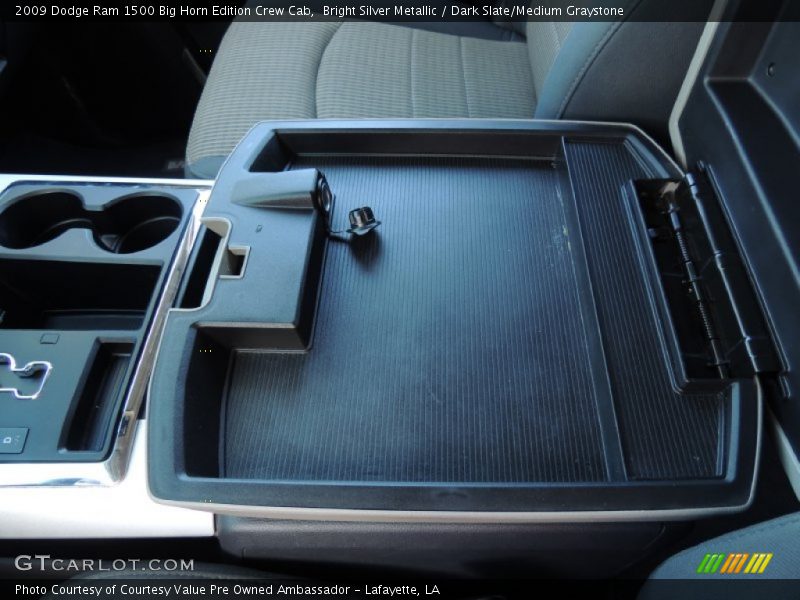 Bright Silver Metallic / Dark Slate/Medium Graystone 2009 Dodge Ram 1500 Big Horn Edition Crew Cab