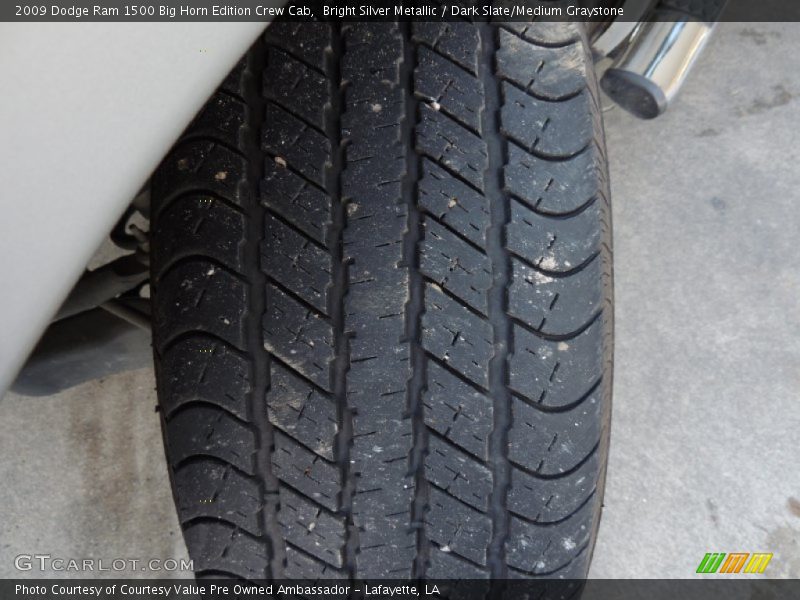 Bright Silver Metallic / Dark Slate/Medium Graystone 2009 Dodge Ram 1500 Big Horn Edition Crew Cab