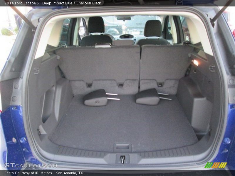 Deep Impact Blue / Charcoal Black 2014 Ford Escape S