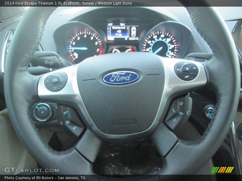 Sunset / Medium Light Stone 2014 Ford Escape Titanium 1.6L EcoBoost