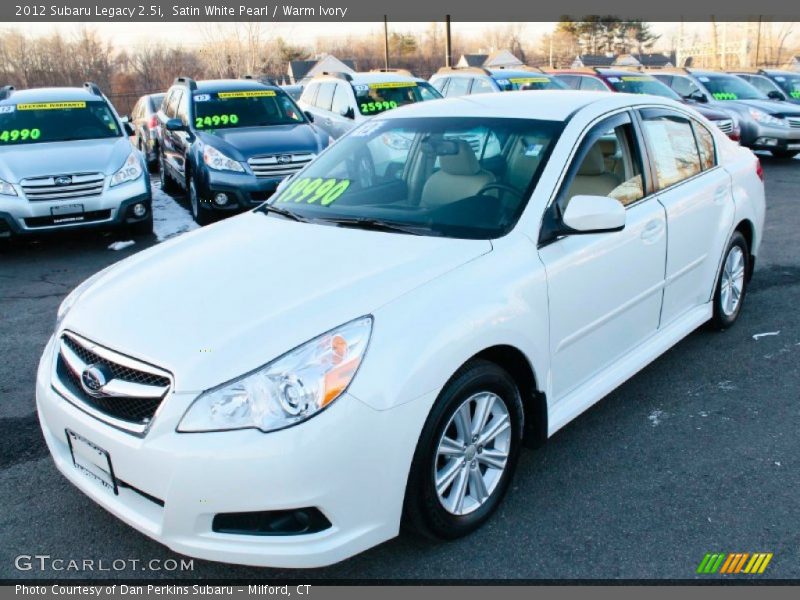 Front 3/4 View of 2012 Legacy 2.5i