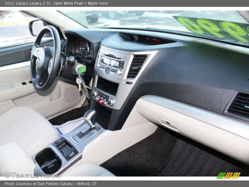 Satin White Pearl / Warm Ivory 2012 Subaru Legacy 2.5i