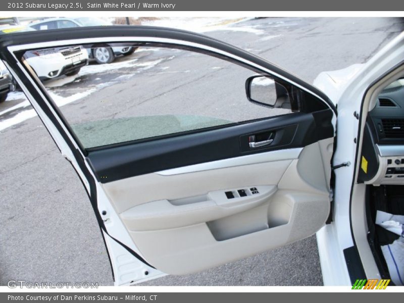 Satin White Pearl / Warm Ivory 2012 Subaru Legacy 2.5i