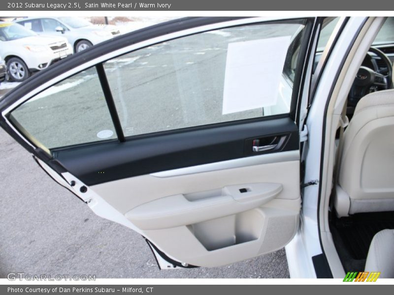 Satin White Pearl / Warm Ivory 2012 Subaru Legacy 2.5i