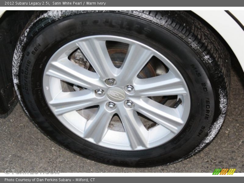 Satin White Pearl / Warm Ivory 2012 Subaru Legacy 2.5i