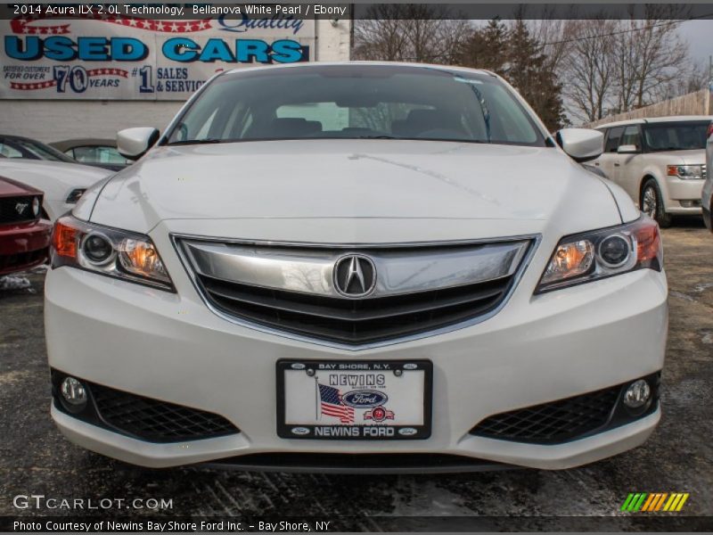 Bellanova White Pearl / Ebony 2014 Acura ILX 2.0L Technology