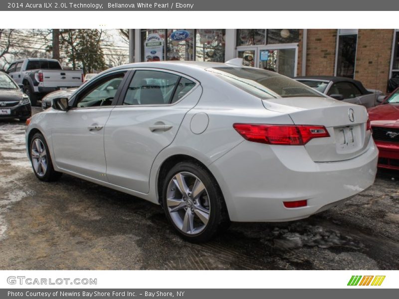 Bellanova White Pearl / Ebony 2014 Acura ILX 2.0L Technology