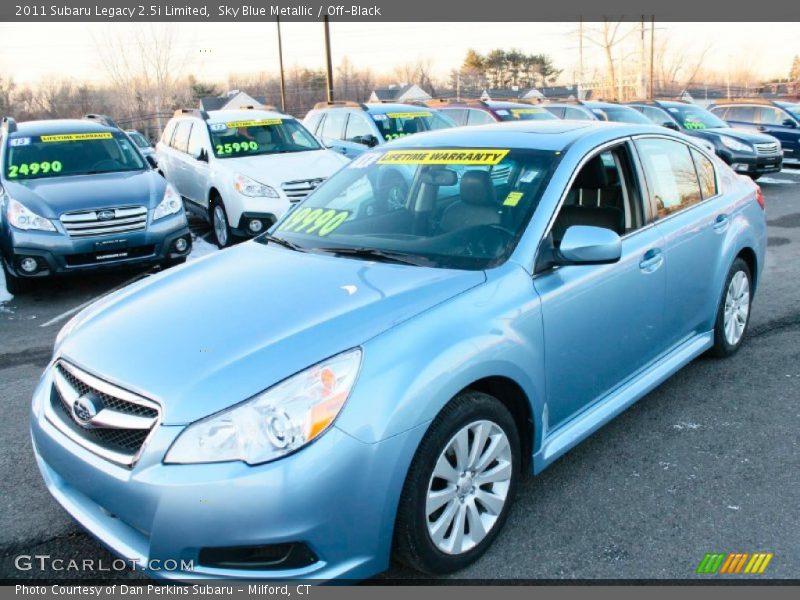 Sky Blue Metallic / Off-Black 2011 Subaru Legacy 2.5i Limited
