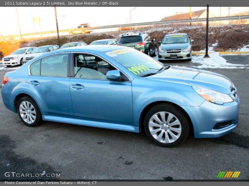 Sky Blue Metallic / Off-Black 2011 Subaru Legacy 2.5i Limited