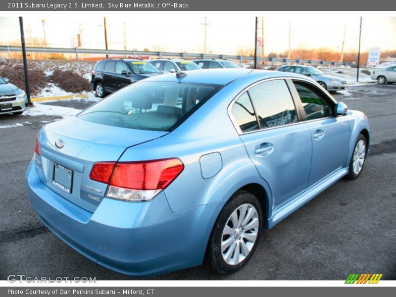 Sky Blue Metallic / Off-Black 2011 Subaru Legacy 2.5i Limited