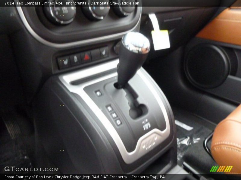 Bright White / Dark Slate Gray/Saddle Tan 2014 Jeep Compass Limited 4x4