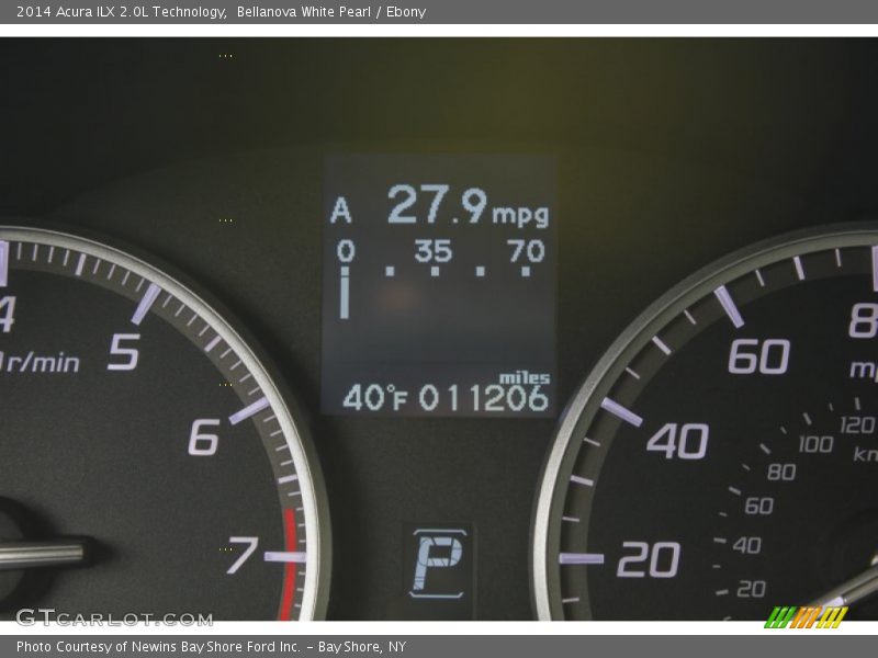 Bellanova White Pearl / Ebony 2014 Acura ILX 2.0L Technology