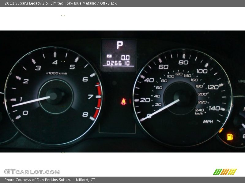 Sky Blue Metallic / Off-Black 2011 Subaru Legacy 2.5i Limited