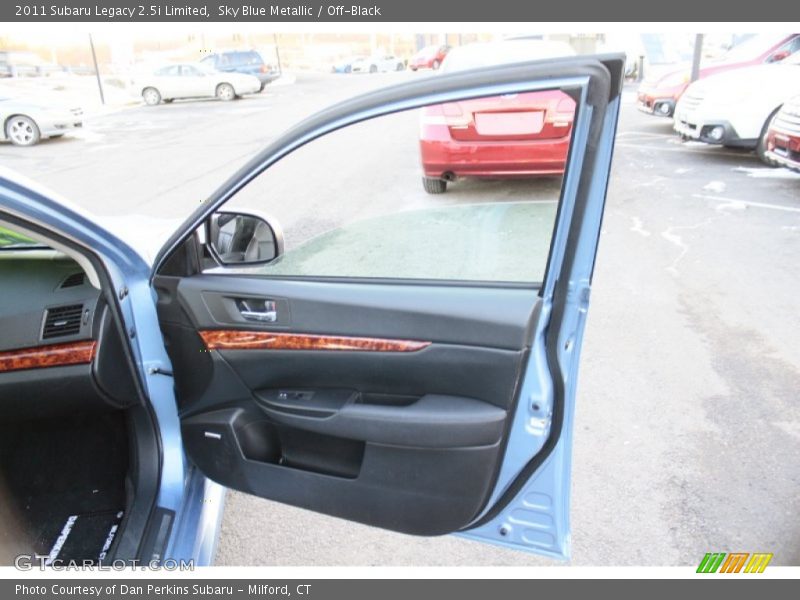 Sky Blue Metallic / Off-Black 2011 Subaru Legacy 2.5i Limited